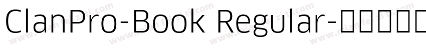 ClanPro-Book Regular字体转换